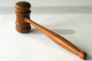 court wooden gavel